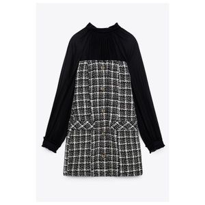 NWT Beautiful tweed dress from Zara size S